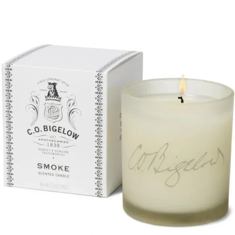 C.O. Bigelow Scented Candle 8.5oz "Smoke" NEW!